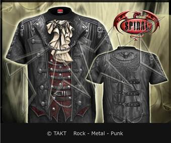 Tričko Goth Wrap - Spiral Direct - All Print