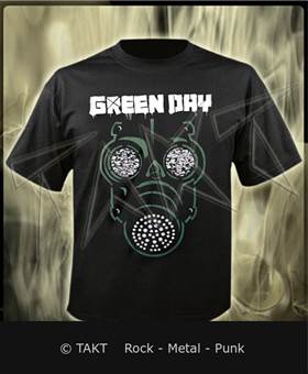 Tričko Green Day - Green Mask