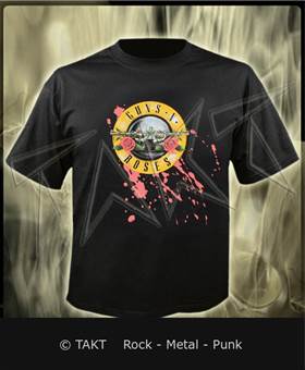 Tričko Guns N Rroses - Logo Guns 4 Bullet