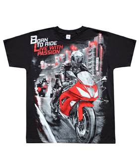 Tričko Live With Passion - All Print