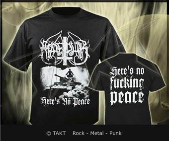 Tričko Marduk - Heres No Peace WG