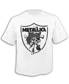 Tričko Metallica - Pirate Riders bílé