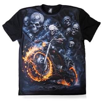 Tričko Motor - Ghost Rider - All Print Premium