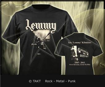 Tričko Motorhead - Lemmy - Lived To Win