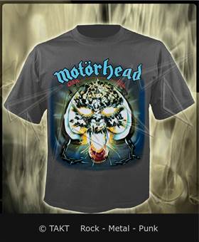 Tričko Motorhead - Overkill šedé