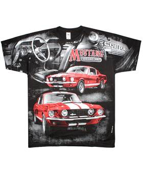 Tričko Mustang 2 Shelby - All Print