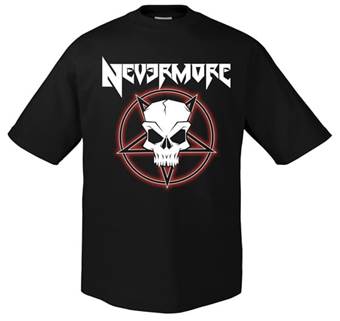 Tričko Nevermore - Skull