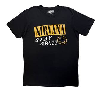 Tričko Nirvana - Stay Away / Premium Carbon