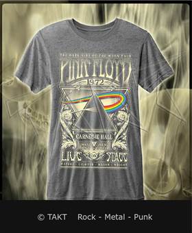 Tričko Pink Floyd - Carnegie Hall 2 šedé