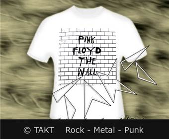 Tričko Pink Floyd - The Wall bílé
