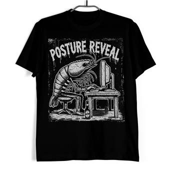 Tričko Posture Reveal - Shrimp Gamer