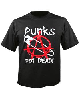 Tričko Punks Not Dead - Agrafka