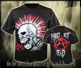Tričko Punks Not Dead - All Print