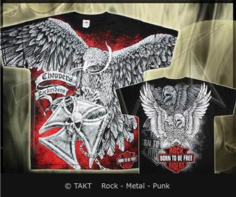 Tričko Rockriders - orel - All Print