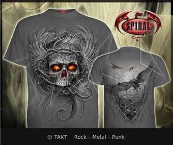 Tričko Roots Of Hell Grey - Spiral Direct