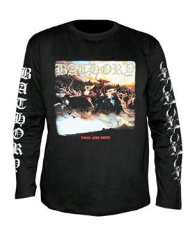 Tričko s dlouhým rukávem Bathory - Blood Fire Death - All Print