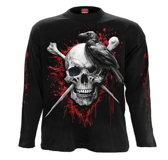 Tričko s dlouhým rukávem Death Raven