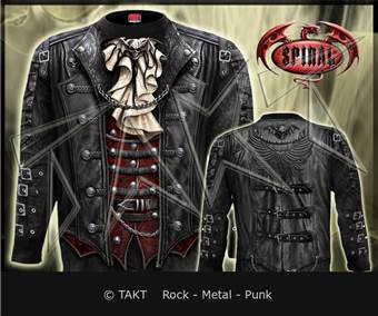 Tričko s dlouhým rukávem Goth Wrap - Spiral Direct - All Print