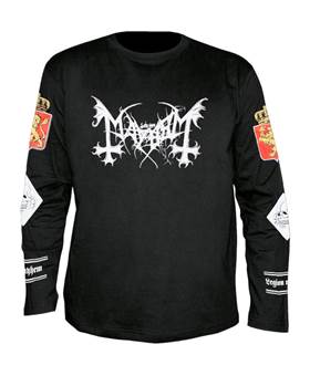 Tričko s dlouhým rukávem Mayhem - Legion Norge - All Print