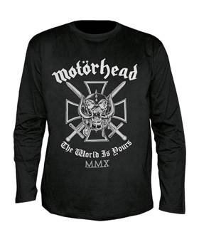 Tričko s dlouhým rukávem Motorhead - The World Is Yours