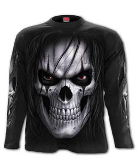 Tričko s dlouhým rukávem Night Stalker - All Print - Spiral Direct