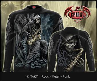 Tričko s dlouhým rukávem Reaper Blues - All Print - Spiral Direct