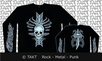 Tričko s dlouhým rukávem Skull Sword