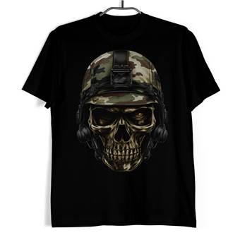 Tričko s lebkou - Duch bojovníka