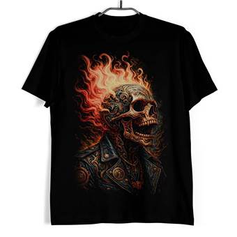 Tričko s lebkou Inferno Rider