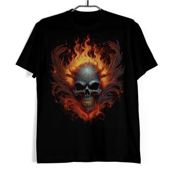 Tričko s lebkou - Plameny osudu
