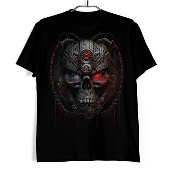 Tričko s lebkou - Red Vision