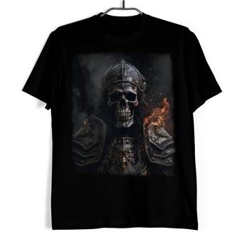 Tričko s lebkou - Samurajský bojovník