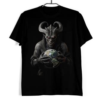Tričko s lebkou - Svět v rukou ďábla