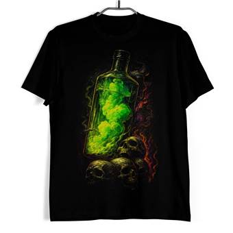 Tričko s lebkou - Zelený elixír smrti