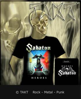 Tričko Sabaton - Heroes 3 Czech Republic