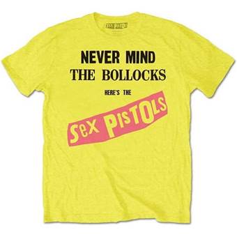 Tričko SEX PISTOLS - NMTB - žluté