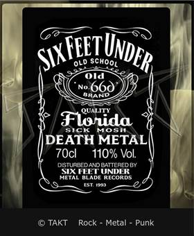 Tričko Six Feet Under - Old Brand No. 666