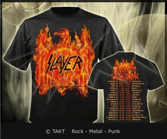 Tričko Slayer - Flaming Eagle