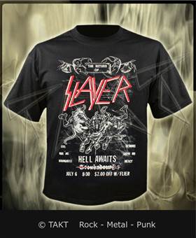 Tričko Slayer - Hell Awaits 03 Vintage