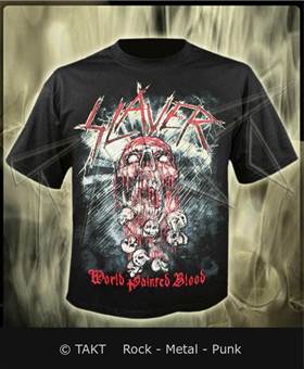 Tričko Slayer - World Painted Blood Tour