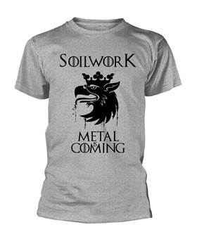 Tričko Soilwork - Metal Is Coming - šedé