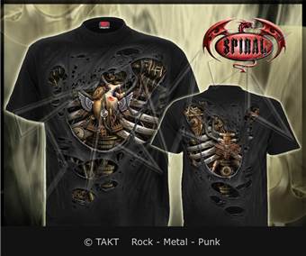 Tričko Steam Punk Ripped - All Print - Spiral Direct