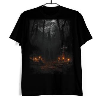 Tričko - temnota lesa