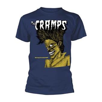 Tričko The Cramps - Bad Music For Bad People Navy