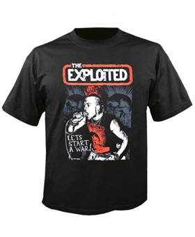 Tričko The Exploited - Lets Start A War