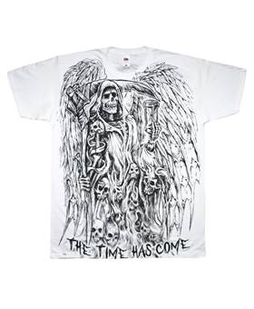 Tričko The Time Has Come - All Print - bílé