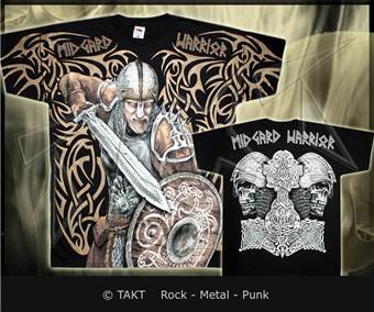 Tričko Viking 49 - Midgard Warrior - All Print