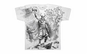 Tričko Viking - Thor Valhall - bílé