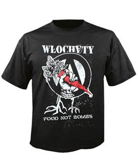 Tričko Wlochaty - Food Not Bombs