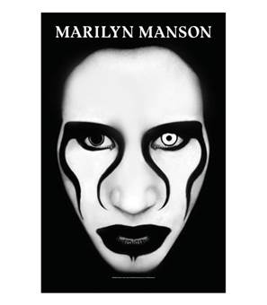 Vlajka Marilyn Manson - Defiant Face